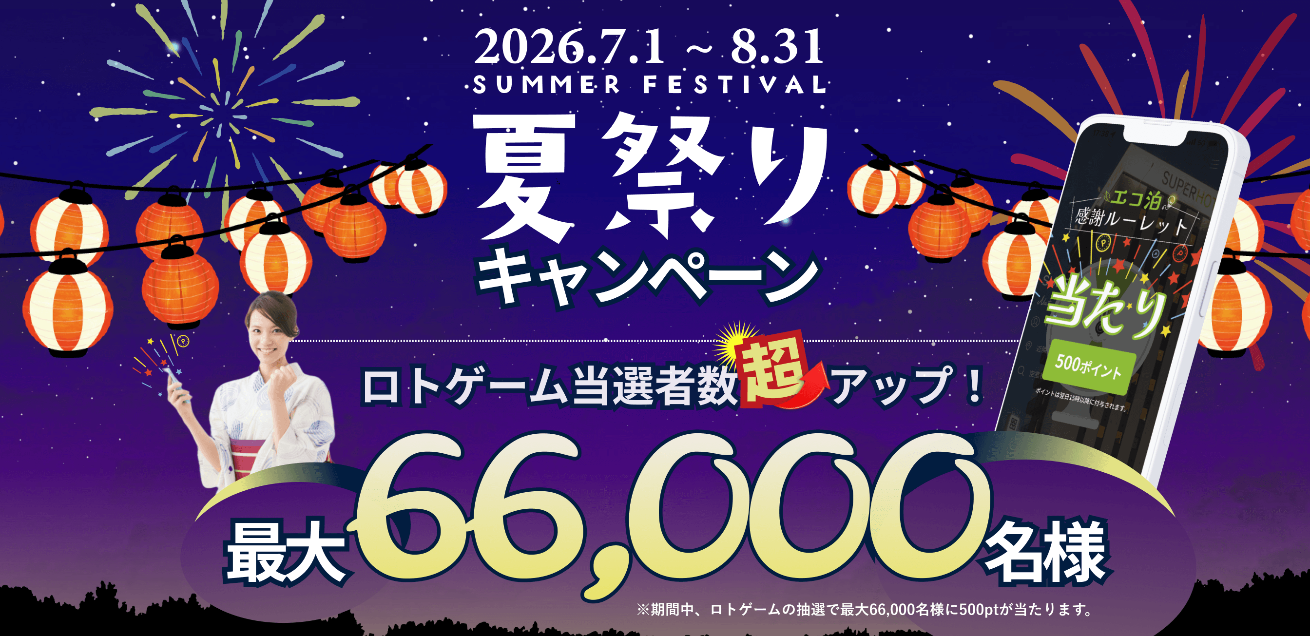 毎日300人以上に当たる！ロトゲーム新登場