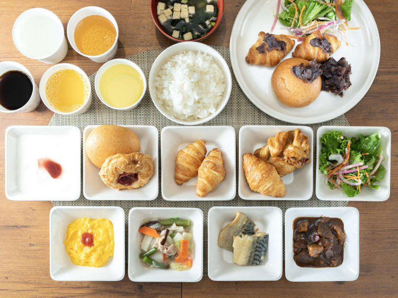 スーパーホテル名古屋天然温泉 新幹線口の身体がよろこぶ無料朝食ビュッフェ