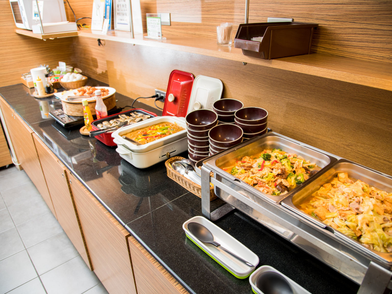 スーパーホテルJR富士駅本館の身体がよろこぶ無料朝食ビュッフェ