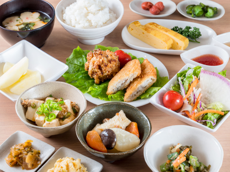 スーパーホテル弘前の身体がよろこぶ無料朝食ビュッフェ