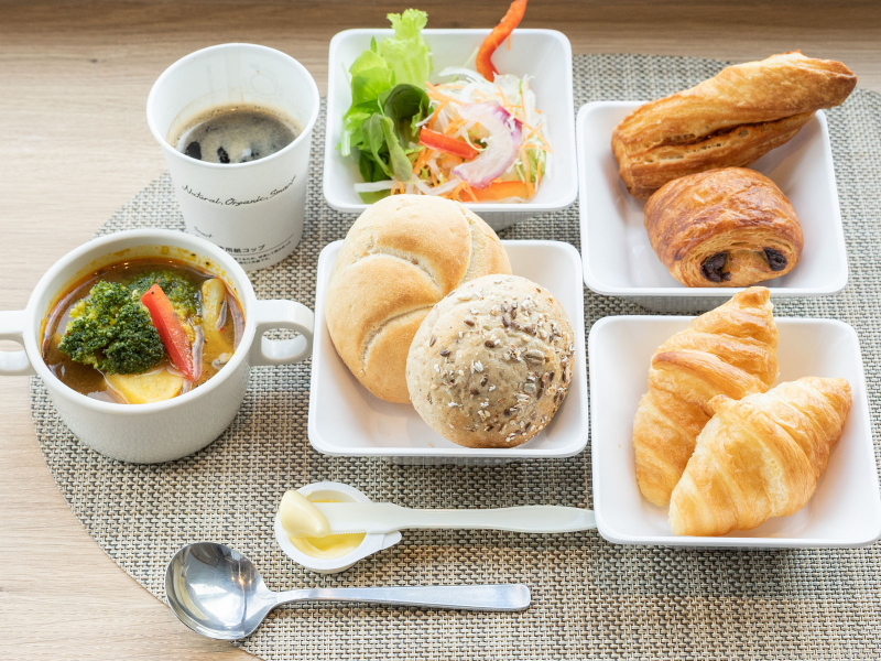 スーパーホテル釧路駅前の身体がよろこぶ無料朝食ビュッフェ