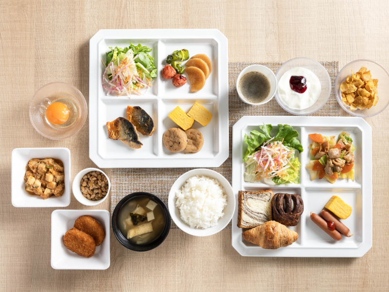 スーパーホテル飛騨・高山の身体がよろこぶ無料朝食ビュッフェ