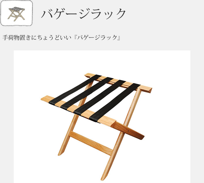 ⼿荷物受けに丁度いい「バゲージラッグ」