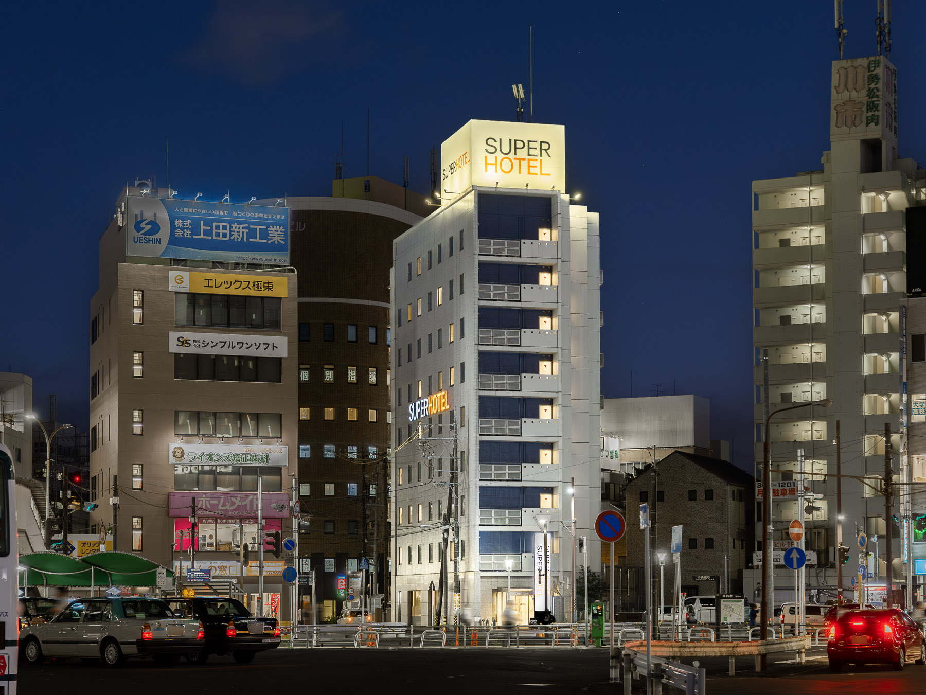 スーパーホテル近鉄四日市駅前禁煙館1